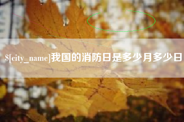 朝阳我国的消防日是多少月多少日