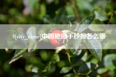 朝阳中国地图手抄报怎么画