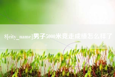 朝阳男子5000米竞走成绩怎么样了