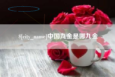 朝阳中国九金是哪九金