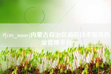 朝阳内蒙古自治区消防技术服务执业管理平台