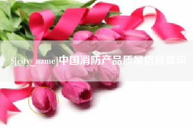 朝阳中国消防产品质量信息查询