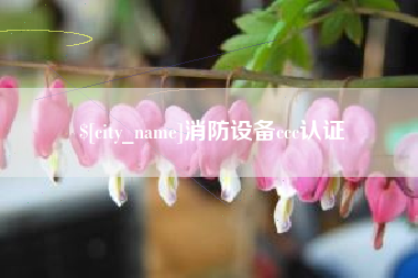 朝阳消防设备ccc认证
