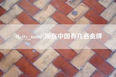 朝阳现在中国有几名金牌