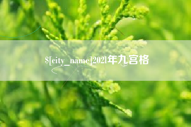 朝阳202l年九宫格