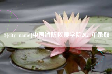 朝阳中国消防救援学院2021年录取
