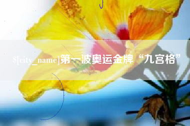 朝阳第一波奥运金牌“九宫格”
