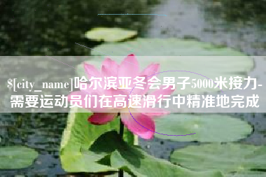 朝阳哈尔滨亚冬会男子5000米接力-需要运动员们在高速滑行中精准地完成