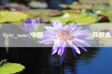 朝阳中国🇨🇳几枚金牌