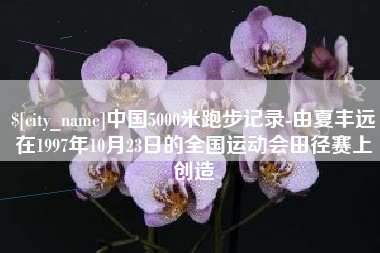 朝阳中国5000米跑步记录-由夏丰远在1997年10月23日的全国运动会田径赛上创造