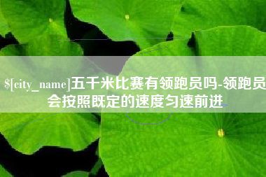 朝阳五千米比赛有领跑员吗-领跑员会按照既定的速度匀速前进