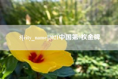 朝阳2021中国第9枚金牌