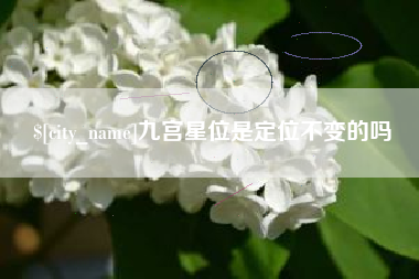 朝阳九宫星位是定位不变的吗