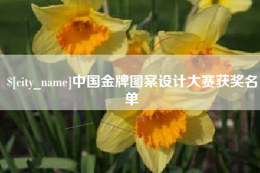 朝阳中国金牌图案设计大赛获奖名单