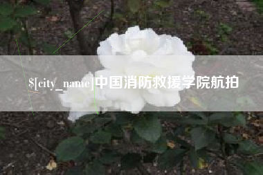 朝阳中国消防救援学院航拍