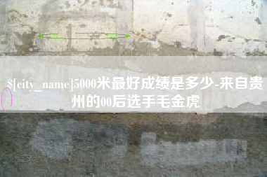 朝阳5000米最好成绩是多少-来自贵州的00后选手毛金虎