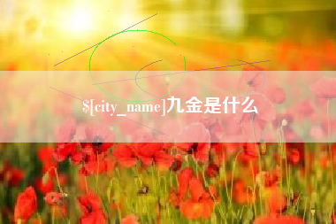 朝阳九金是什么