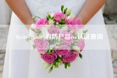 朝阳消防产品ccc认证查询