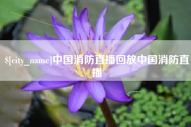 朝阳中国消防直播回放中国消防直播
