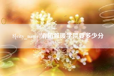 朝阳消防救援学院要多少分
